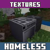 Homeless textures for Minecraft PE