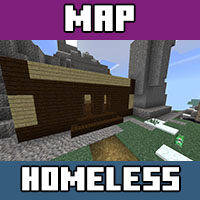 Download homeless map for Minecraft PE