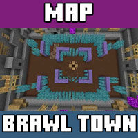 Download the map for Brawl Town for Minecraft PE