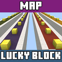 Download Lucky Block Flight maps for Minecraft PE