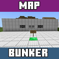 Download the map for the bunker for Minecraft PE