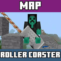 Download roller coaster map for Minecraft PE
