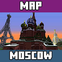 Download the map of Moscow for Minecraft PE