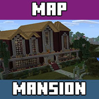 Download maps for a mansion for Minecraft PE