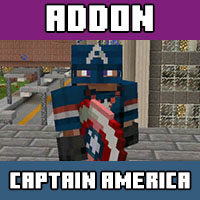 Download Captain America mod for Minecraft PE