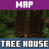 Download the treehouse map for Minecraft PE