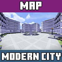 Download modern city map for Minecraft PE
