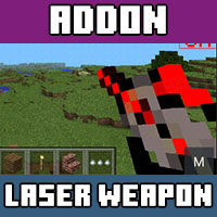 Download Laser Weapon Mod for Minecraft PE