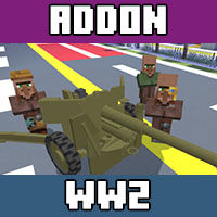 Download WW2 Weapon Mod for Minecraft PE