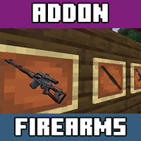 Download mod for Firearms for Minecraft PE