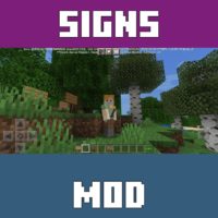 Signs Mod for Minecraft PE