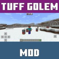 Tuff Golem Mod for Minecraft PE