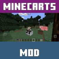 Minecarts Mod for Minecraft PE